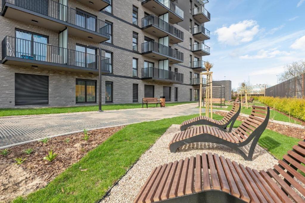 Gdansk Nad Motlawa Nowy Apartament Nadmotlawie Eksteriør billede